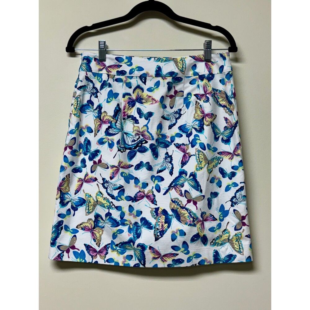 Talbots Canvas A-Line Exquisite Butterflies Mini … - image 8